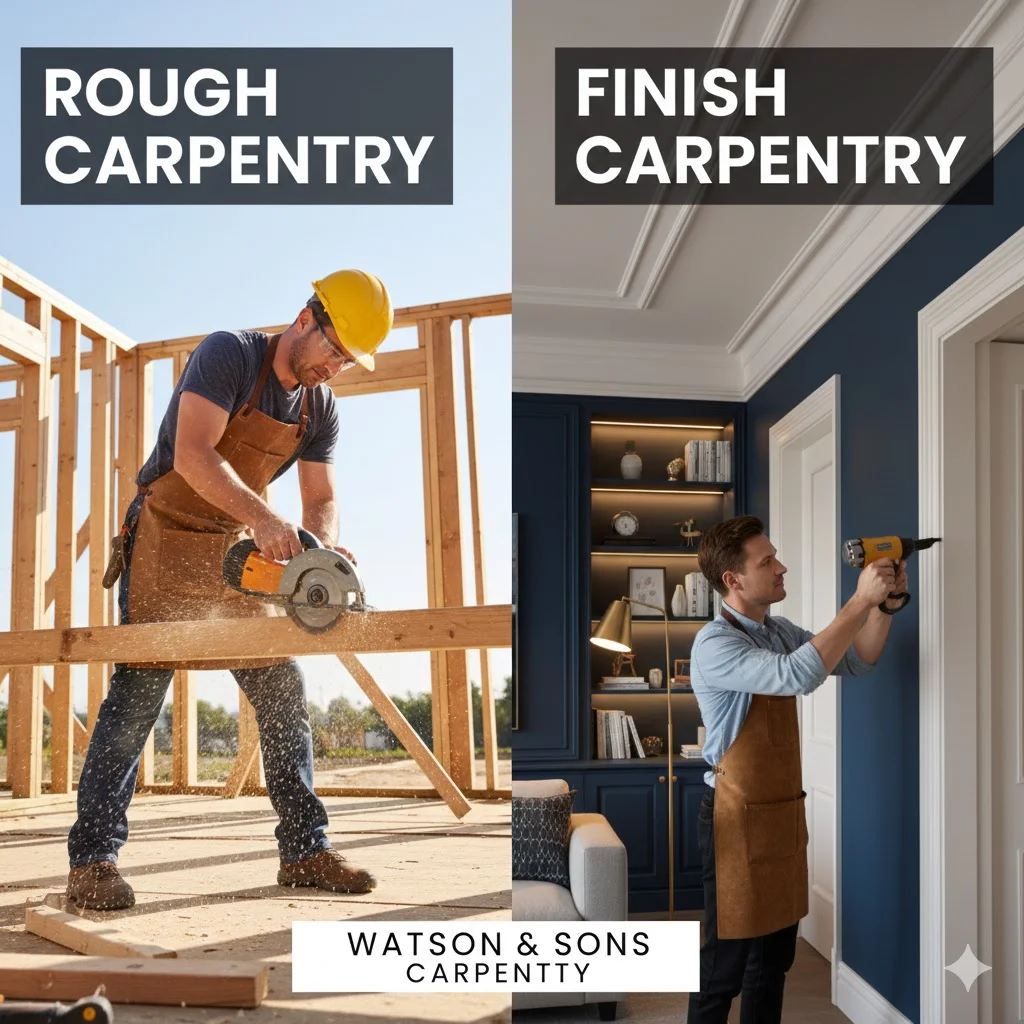Structural vs. Finish Carpentry: Which One Do You Need?