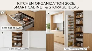 Best Kitchen Organization Cabinet Ideas & Storage Solutions